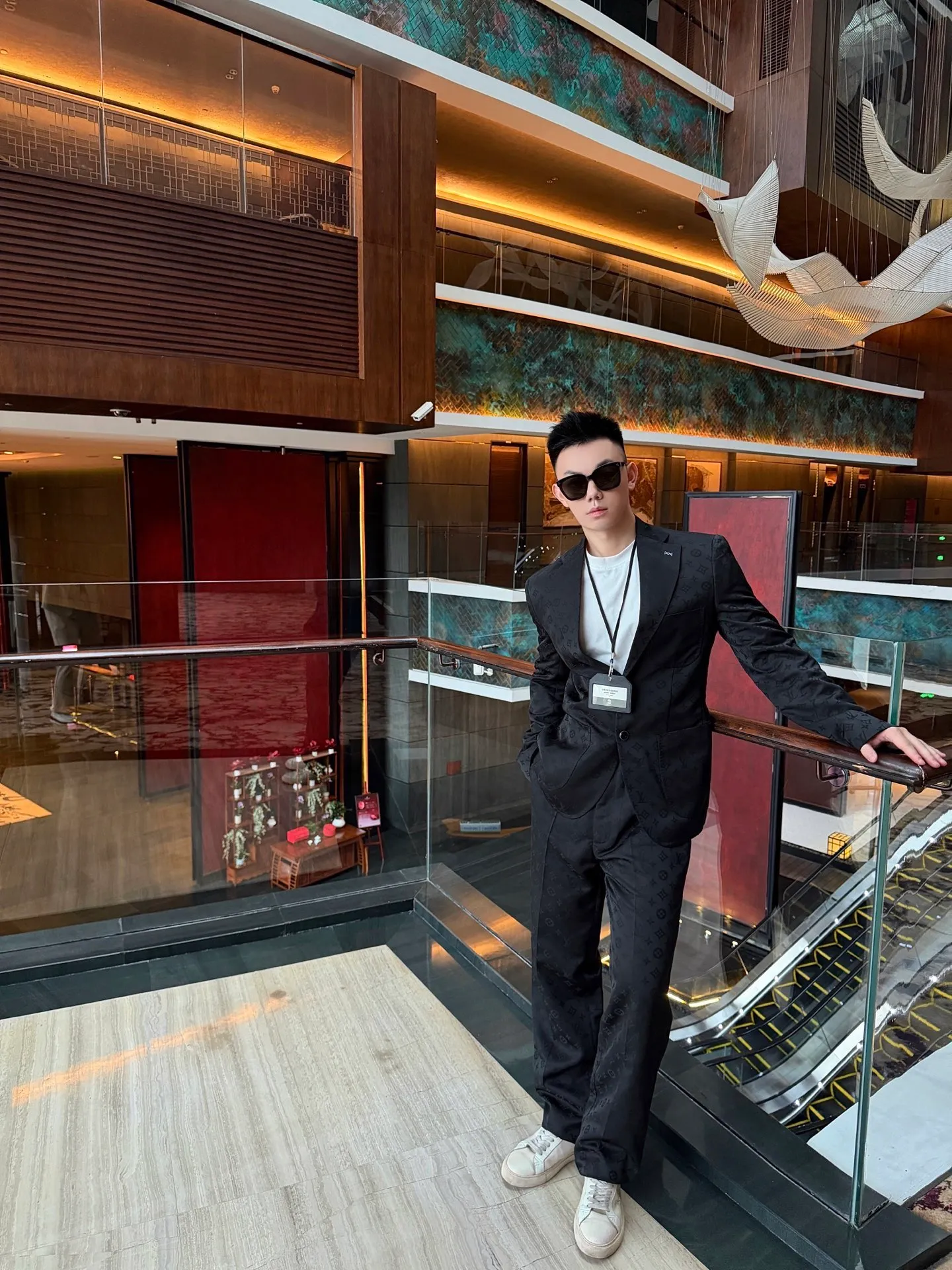 Louis Vuitton/Louis Vuitton all-over printed jacquard blazer